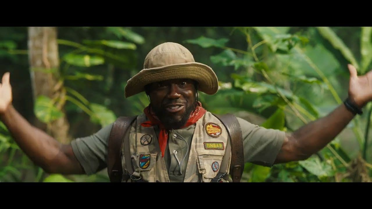 Franklin «Mouse» Finbar vuelve a la jungla en la segunda mitad del adelanto. Fotograma del tráiler oficial de Jumanji: Mundo abierto. © Sony Pictures Entertainment; uso editorial informativo.